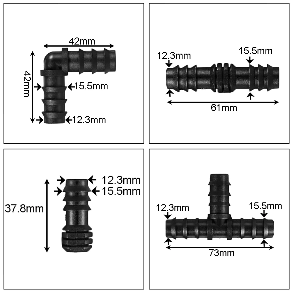 3-20m węże Soaker 1/2 \