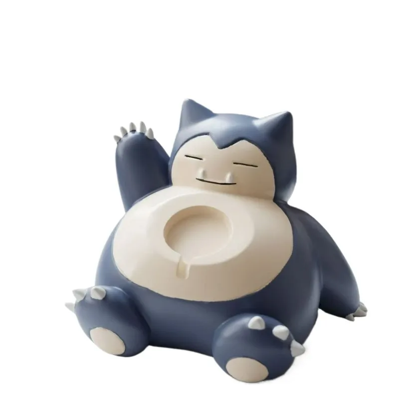 

Аниме-фигурка Покемон Снорлакс, милая модель-кукла, подставка для часов, настольное украшение, фигурка-статуэтка, подарок на день рождения для детей