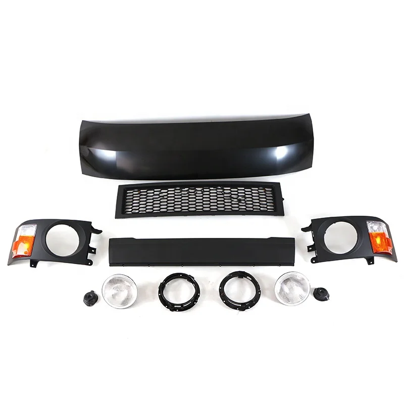 

Off Road Auto Parts Other Exterior Accessories Replacement Engine Hood Grille Set Front Bumper Body Kits Fit For Hiace 2012-2018