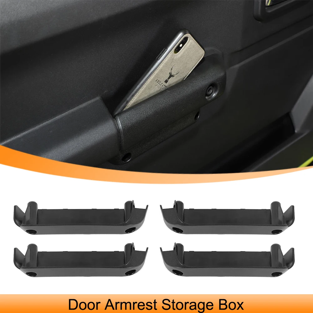 Car Door Inner Armrest Storage Box Organizer Phone Holder for Suzuki Jimny 5-Door 2023 2024 Stowing Tidying Interior Accessories