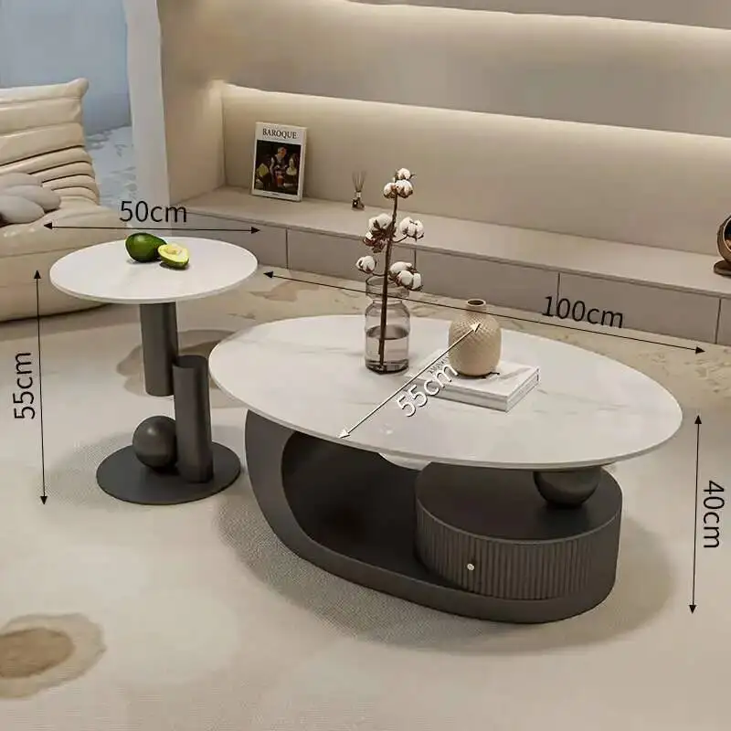 طاولة قهوة مصممة للمساحة، جانبية جمالية، ديكور شفاف وحديث، طاولة قهوة فريدة من نوعها، أثاث قاعة المدخل #5