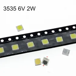 50-1000 adet LG Innotek LED arkadan aydınlatmalı 2W 6V 3535 soğuk soğuk beyaz LCD arka TV TV uygulaması için LATWT391RZLZK 350mA