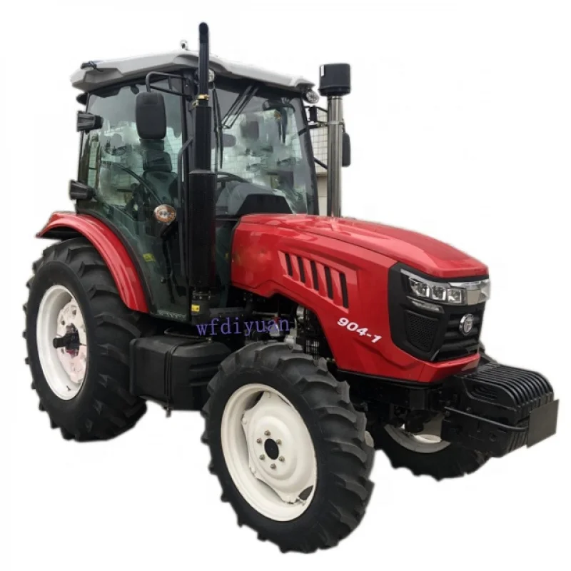 

DIYUAN High Performance Price 70HP 4WD Four Farm Wheeled Tractor Engineering Construction Machinery with Low Price