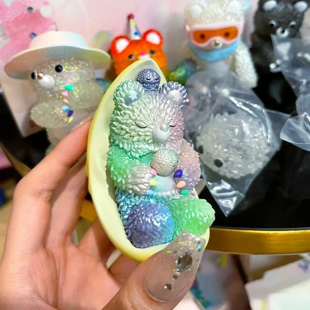 Instinctoy mucky Dreamy ตุ๊กตาขยับแขนขาได้ที่มีสีสันของเล่นรูปหมีน่ารักของขวัญวันเกิดคอลเลกชันของเล่นเด็ก