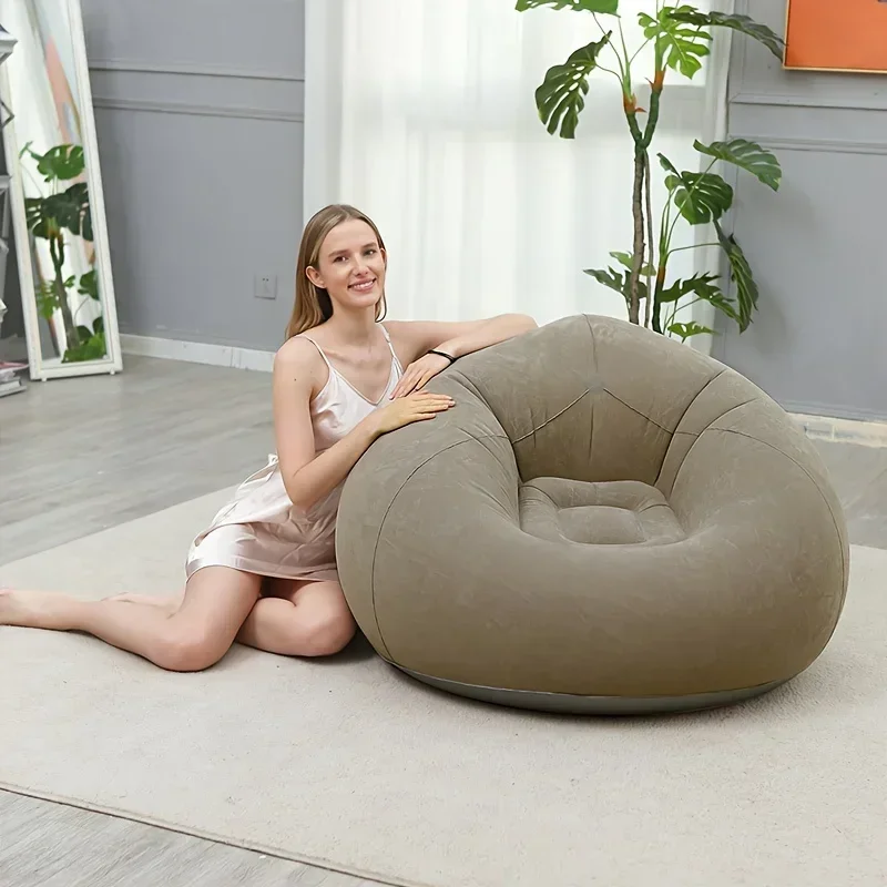 Sofá inflable para exteriores, Puffs de interior que ahorran espacio, salón, sofá de aire, equipo de Camping, Poltrona Gonfiabile, muebles para el hogar