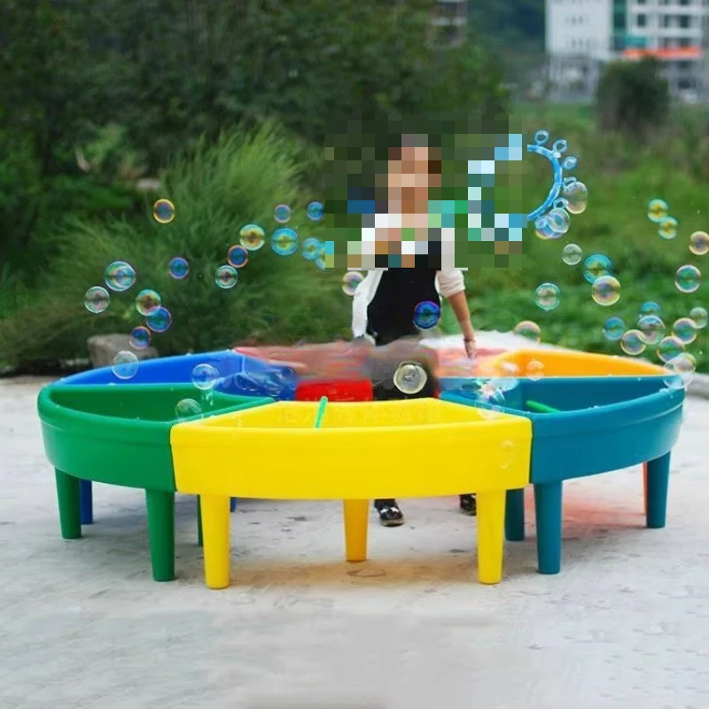 Giant round bubble game table bubble playground Children's Science Museum