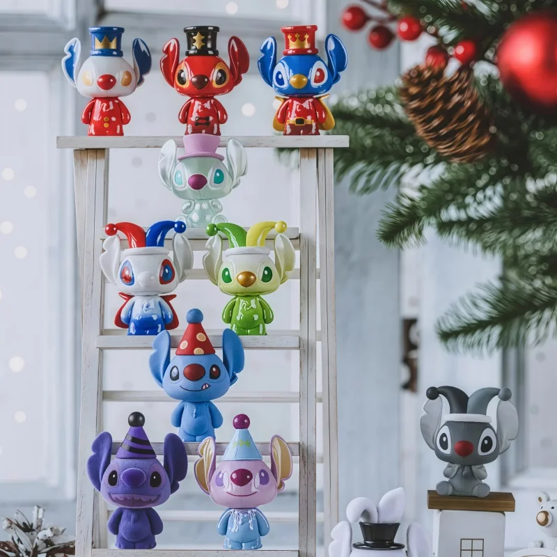 

В наличии Disney Stitch слепая коробка модель фигурка милые зерна окружающие подарки на день рождения фестиваль загадочная коробка-сюрприз игрушка в подарок
