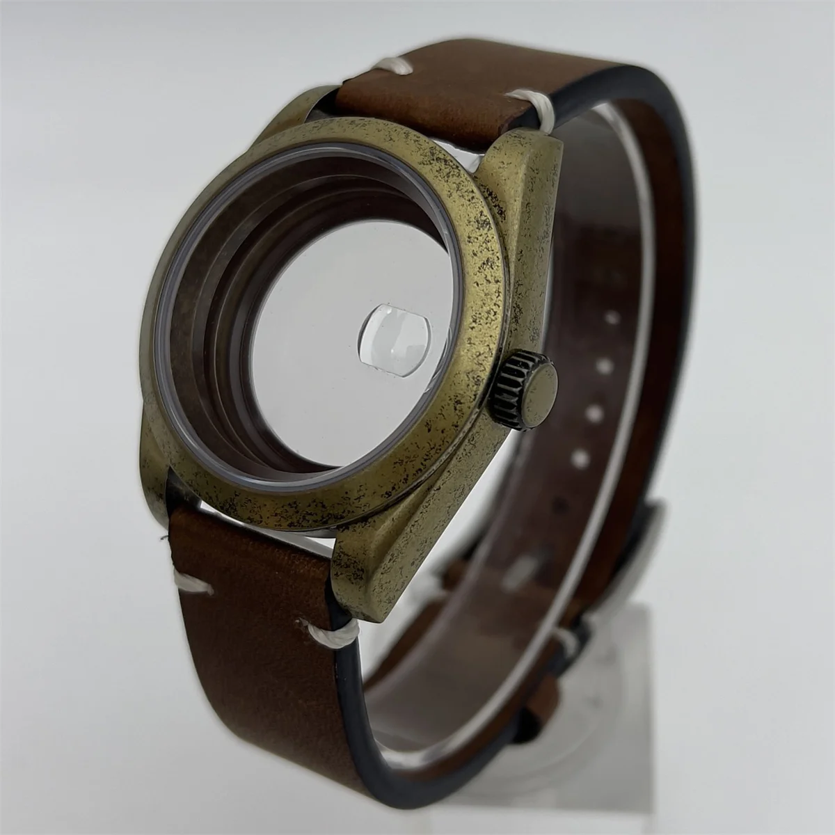 Погружной проводной корпус из бронзового сапфирового стекла диаметром 39 мм, ободок подходит для механизма NH34 NH35 NH36 ETA2824 PT5000