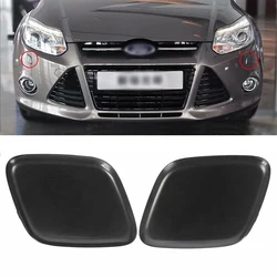2Pcs Front Bumper Headlight Washer Jet Cover Left & Right 1719217 BM51-13L018-ADXWAA Fit For Ford Focus 2012 2013 2014