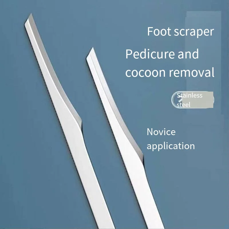 Pedicure Knife Tools , Professional Stainless Steel Foot Scrubber Dead Skin Remover ,Remove Dead Skin Scraping Pedicure Tools