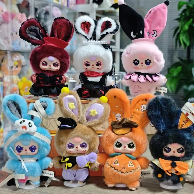 

Baby Three Halloween Castle Adventure Series Blind Box Toys Mystery Box Cute Pendant Doll Halloween Decor Children Surprise Gift