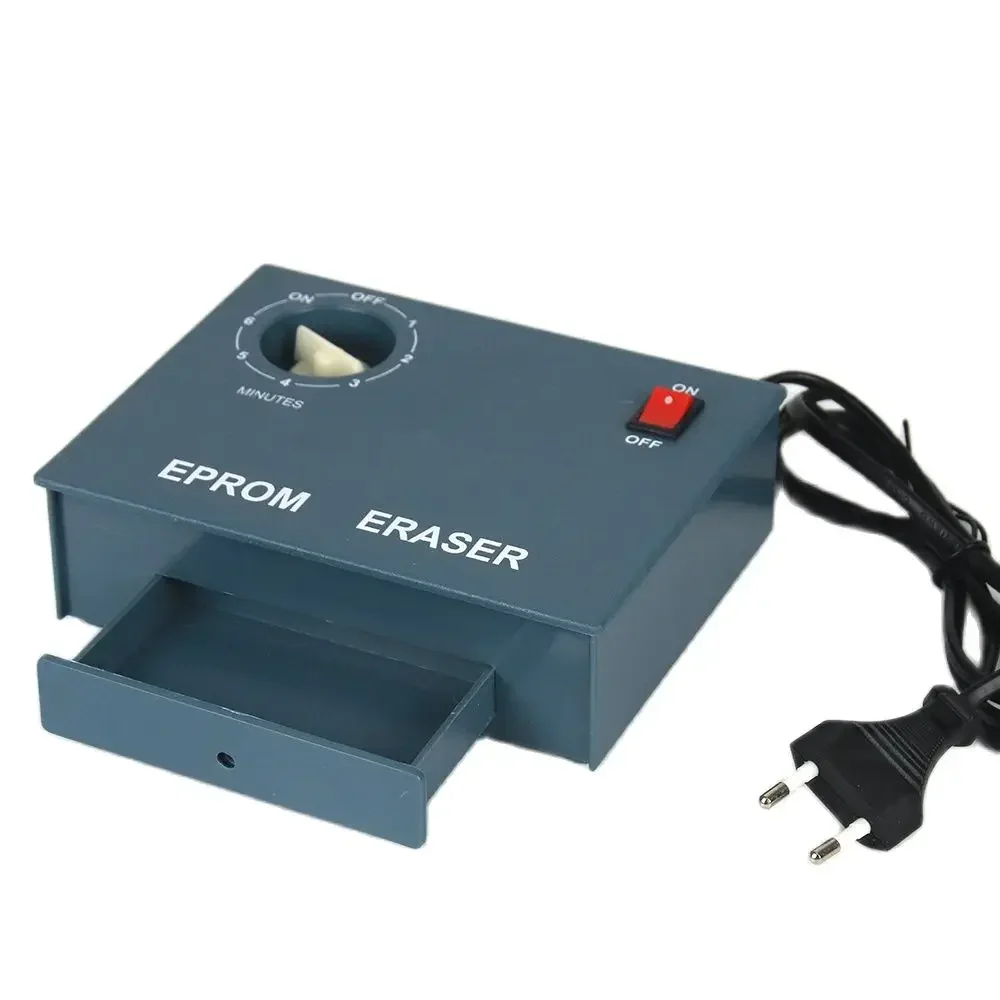 220V UV EPROM Eraser EPROM Data Erase Tool Ultraviolet Light Erasable Timer Semiconductor Wafer Chips Erase Radiation EU US Plug