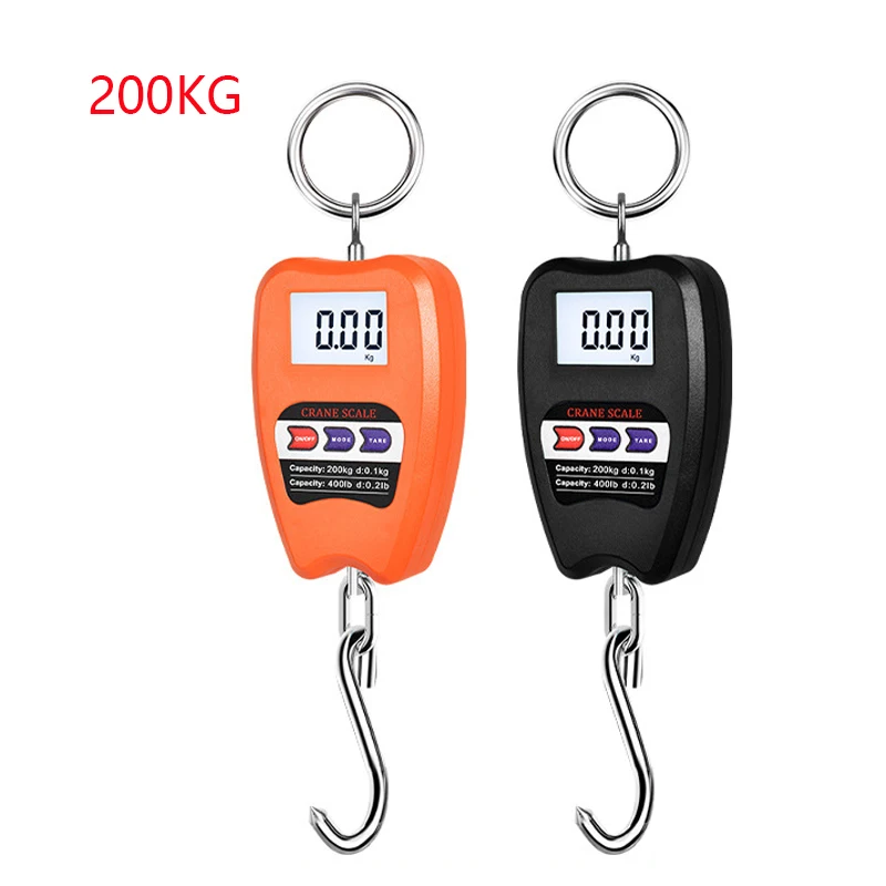 200kg portable electronic scale, portable luggage, food hanging scale