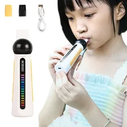 Pulmonary breathing trainer, portable breathing trainer, multifunctional lung capacity detector, children's oral muscle training