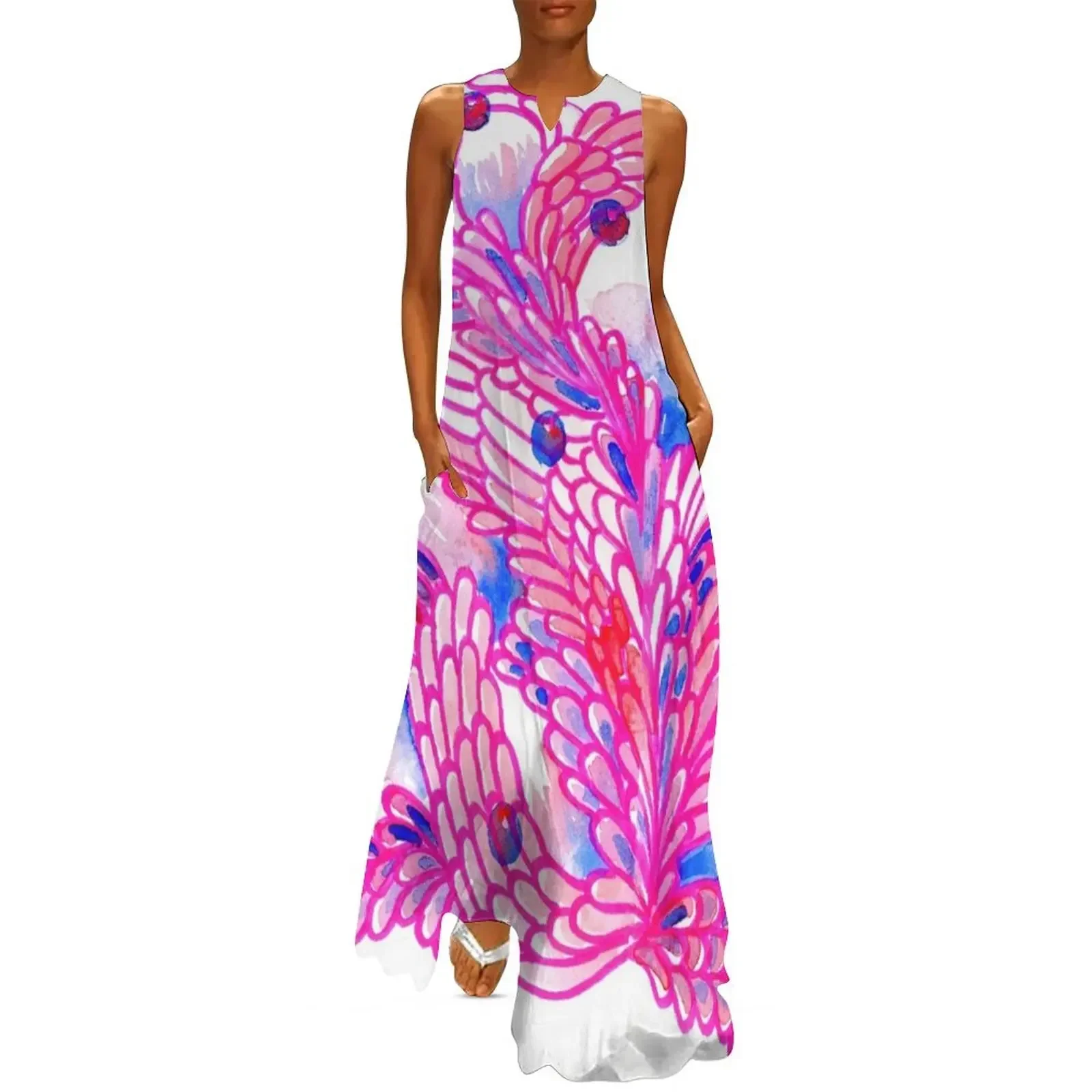 

Aquatic Alien Long Dress dresses for women 2025 luxury designer party dresses for women 2025 Elegant gowns prom clothes Dress