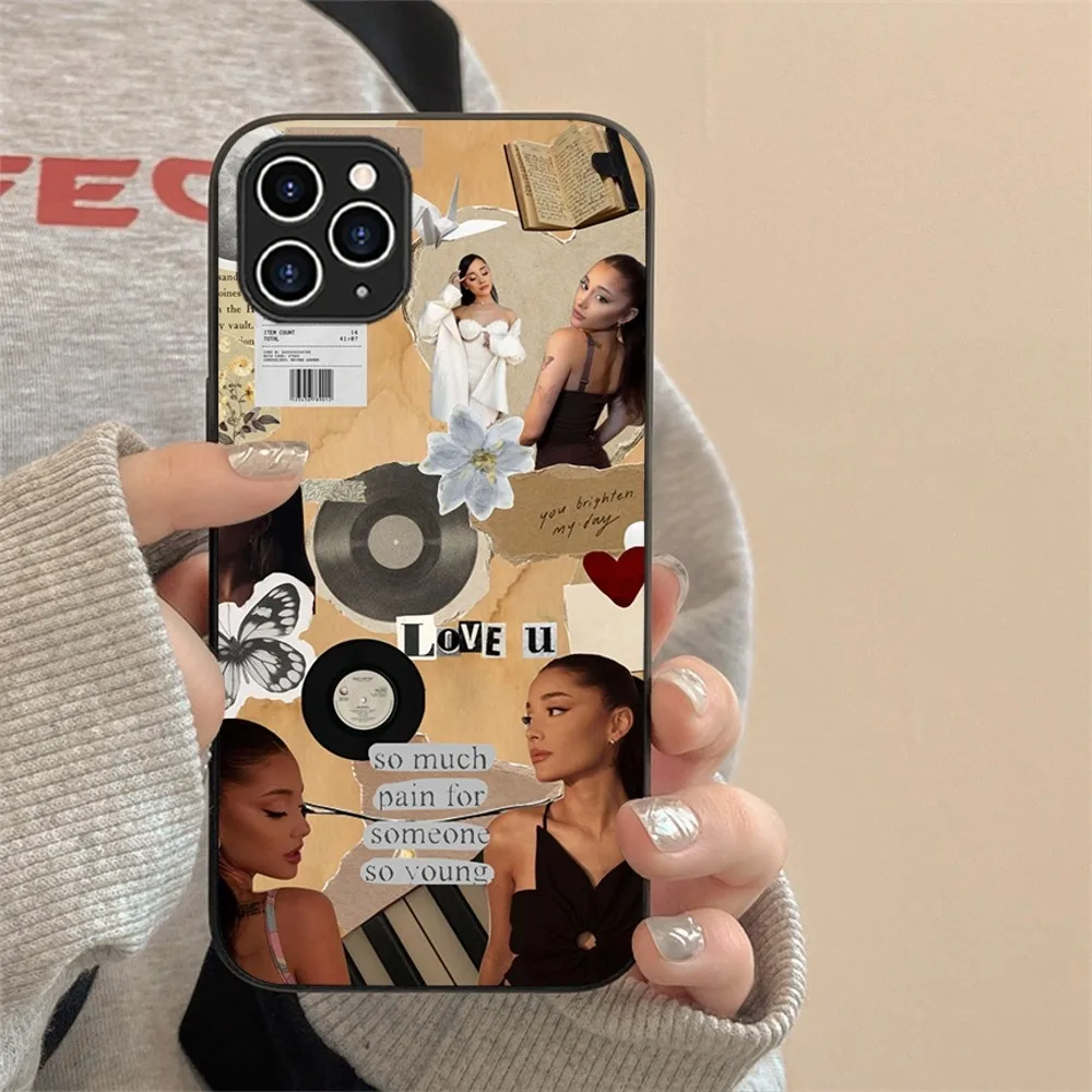 A-Ariana G-Grandes Phone Case For Iphone 15 11 13 14 Pro Max 7 8 Plus X Xr Xs Max Se2020 12mini Cover Case