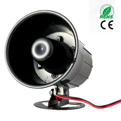 DC 12V High Pitch 110 Decibel Horn Es-626 Horn Anti-theft Alarm System Car Speaker Siren Voice Alarm