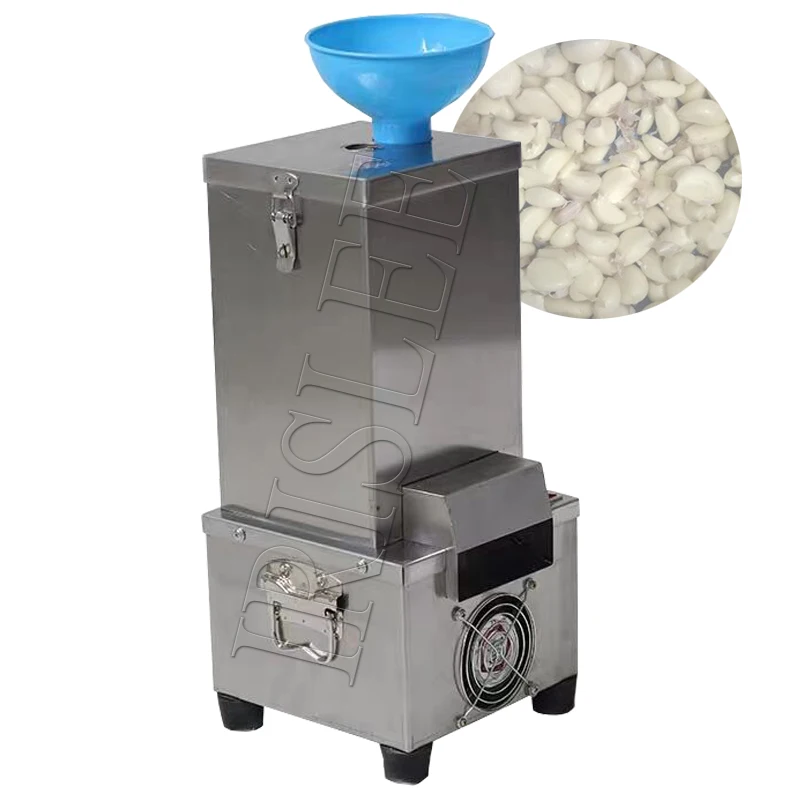 

New Arrival 25kg/h Stainless Steel 180w Commercial Garlic Peeling Machine Electric Garlic Peeler