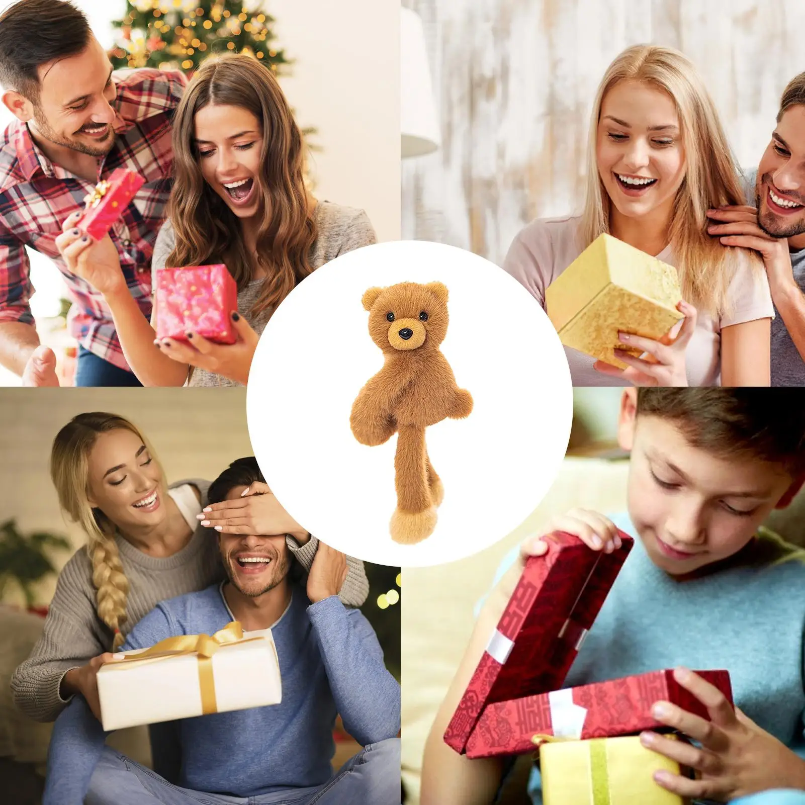 Magnetic Animals Magnetic Plush Animal Home Decoration Sticker Dolls For Kids Travel Table Bedroom Classroom Workplace Family