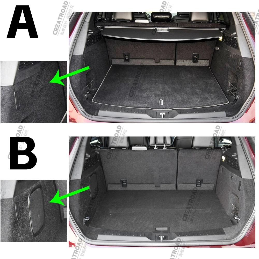 

CREATROAD For Lincoln MKC 2017-2019 2018 Auto Full Coverage Trunk Mat Car Protective Pad Cargo Liner Interior Accessories