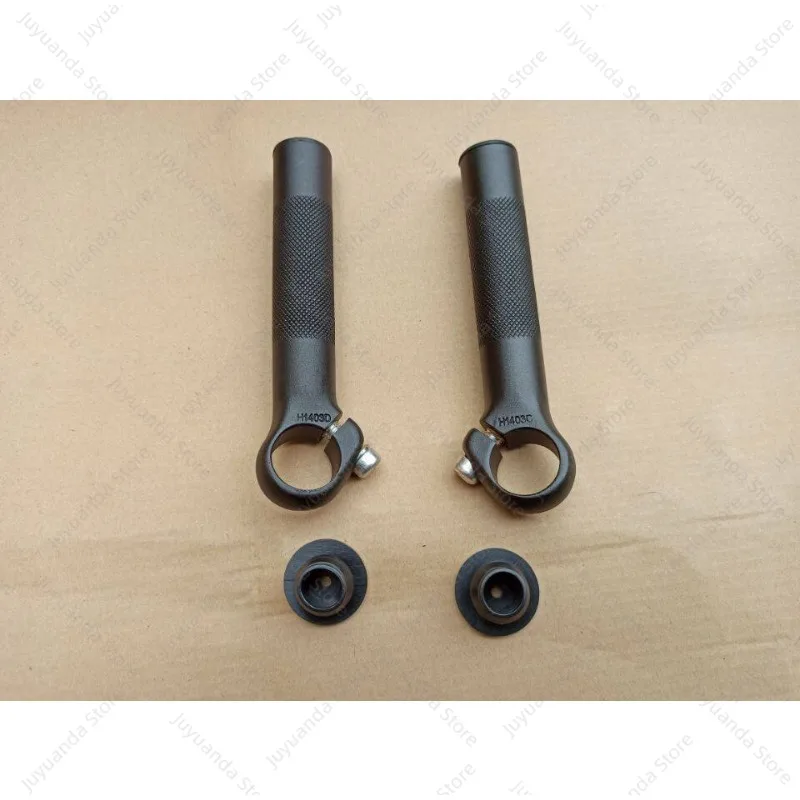 1 Pair of Original Retro Bicycle Handle Head Aluminum Extension Rod H1043C/D Mountain Bike Road Bike with Plug