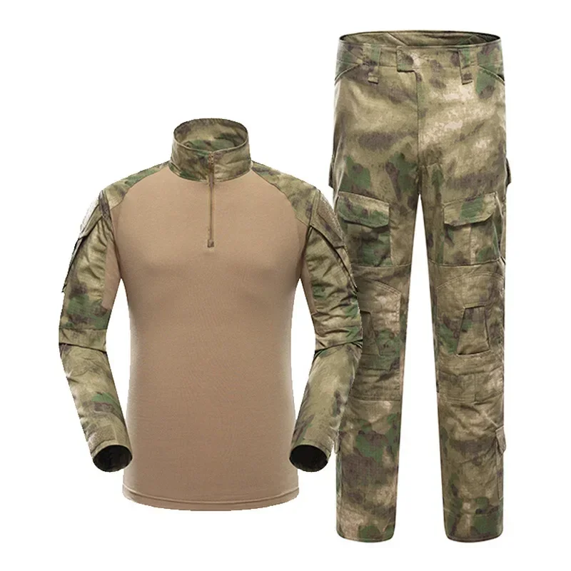Tactische Uniform Pakken Airsoft Ripstop Pak Multi-camo Pocket Jacht Shirts Broek Vis Training Airsoft Paintball Kleding Sets
