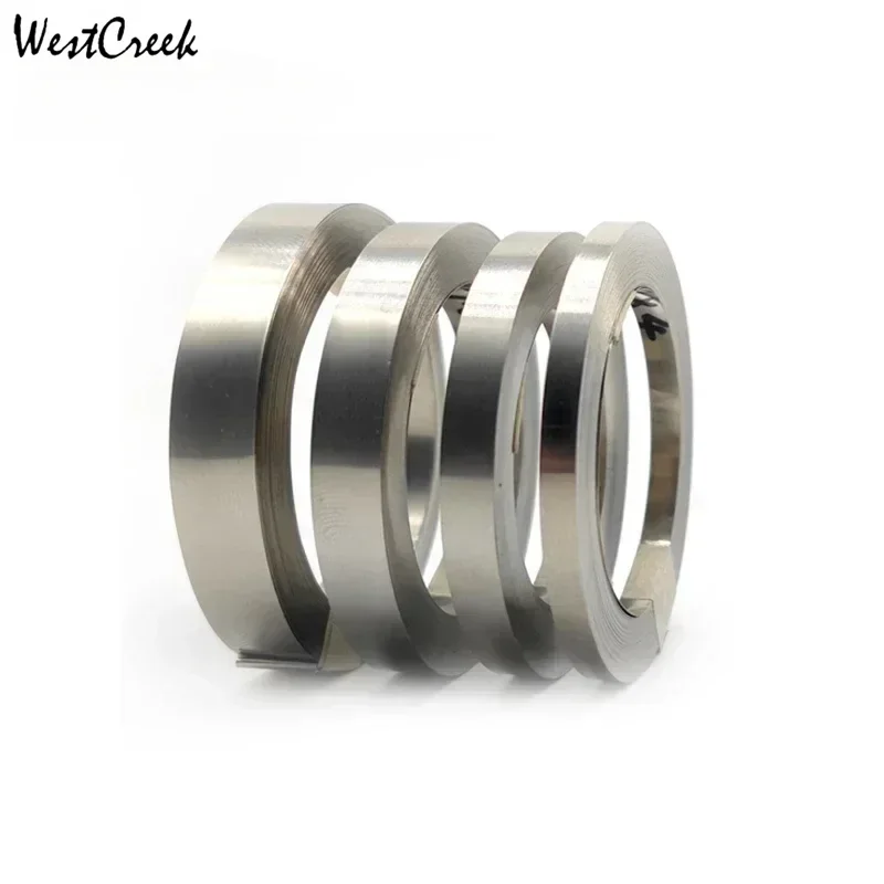 WESTCREEK Thickness Nickel Plated Strip Tape for Li 18650 Battery Spot Welding Compatible For Spot Welder Machine 5A 5/10M 0.3mm