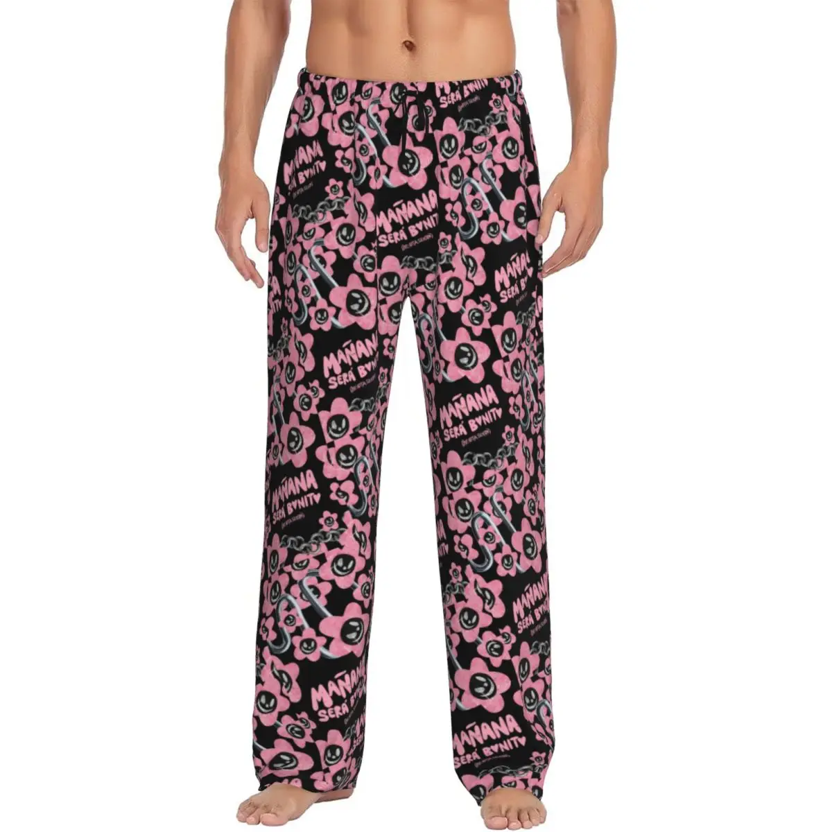

Custom Singer Karol G Pajama Pants Men's Lounge Sleep Stretch Sleepwear Bottoms with Pockets