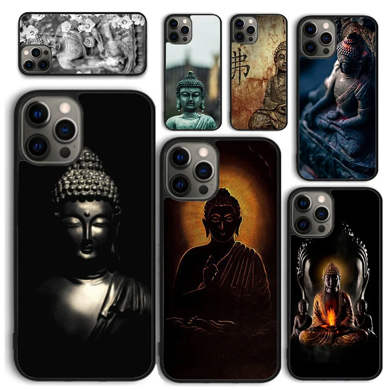 Gautama Buddha Phone Case for iPhone 16 15 14 12 13 mini PLUS X XS XR 11 PRO MAX Back Cover Fundas Shell