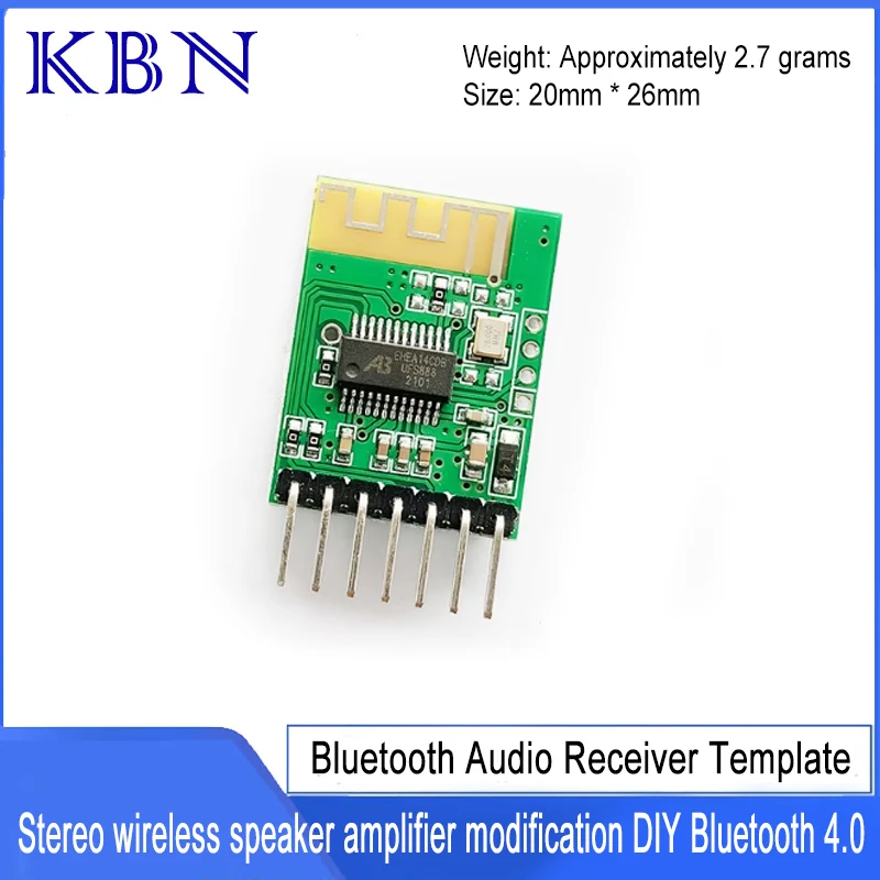 For Bluetooth audio receiver template, stereo wireless speaker, power amplifier modified DIY  module 4.0