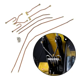 HUINA K336gc K961S Hydraulic Excavator Copper Pipe Kit For 1/14 RC Kabolite K336 961S Parts