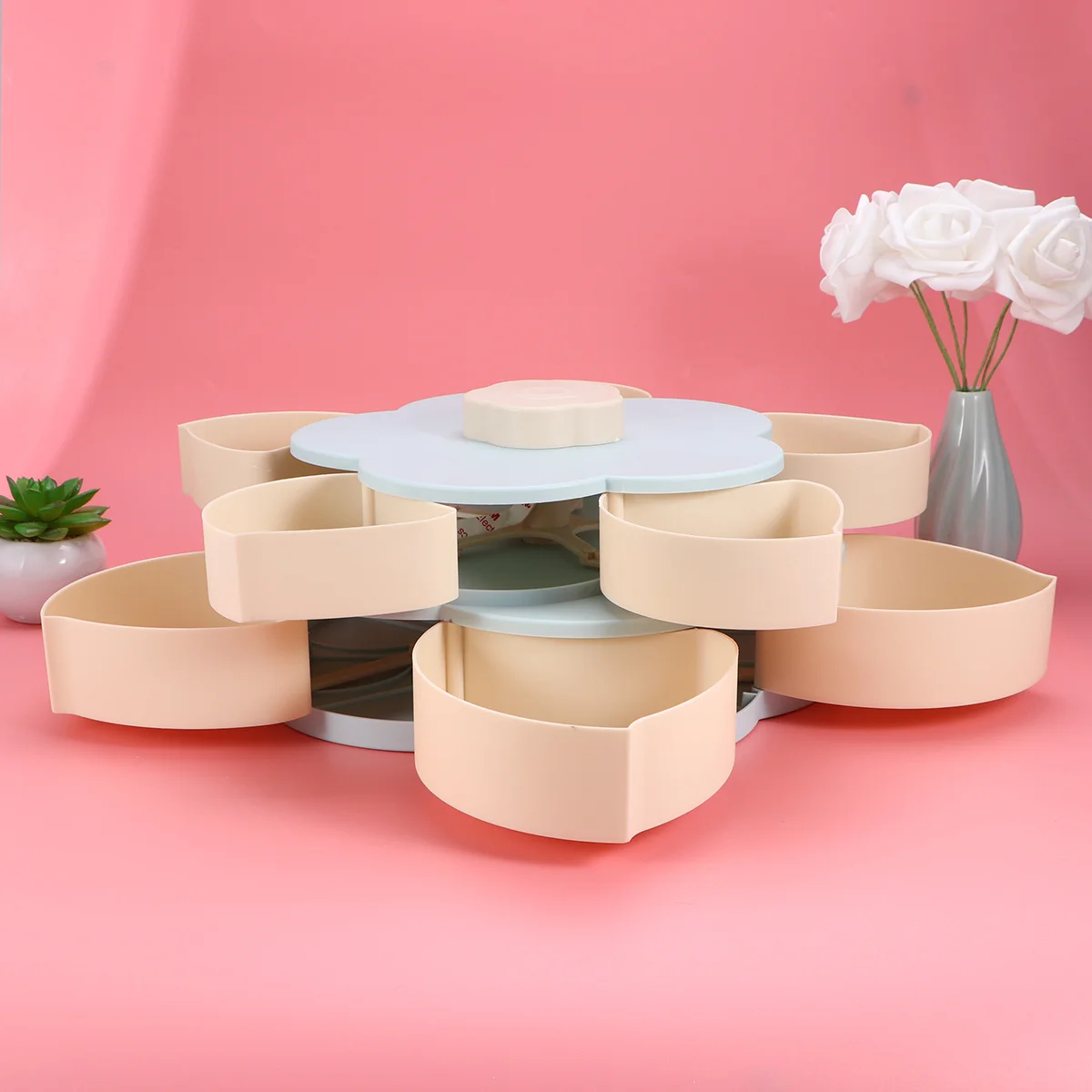 

Layered Fruit Basket for Kitchen Tray Snack Storage Serving Appetizer Server Dried Plate