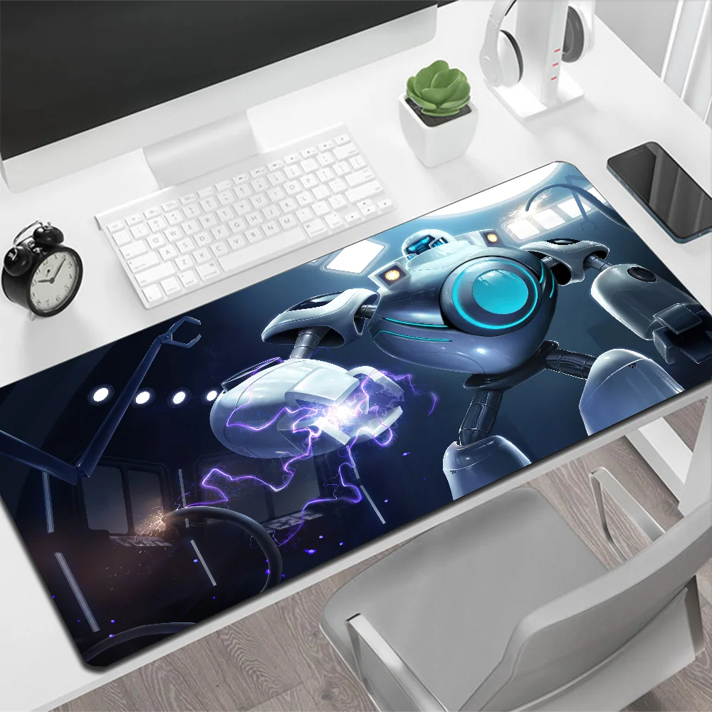 Tapis de souris de jeu League of ATIONS End Blitzcrank, grand tapis de souris, PC Gamer, ordinateur, grand clavier, bureau, polymères, média