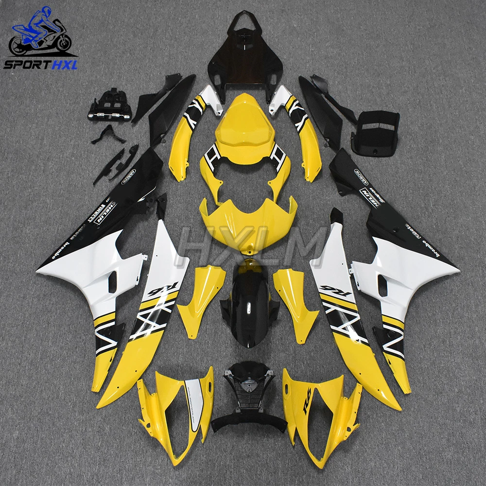 

NEW ABS Motorcycle Injection Mold Full Fairing Kit Fit For YZF R6 2006 2007 YFZ-R6 06 07 Bodywork Fairings Kits Set