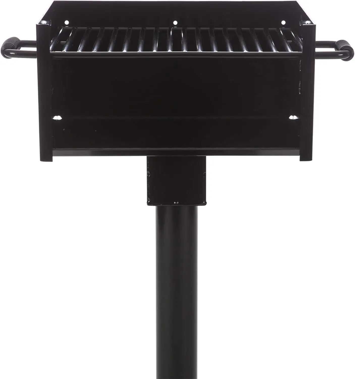 Commercial Grade Park Grill – Heavy-Duty Steel with 300 Sq Inch Cooking Grate, 360° Swivel Post, Made in the USA by Jamestown Ad