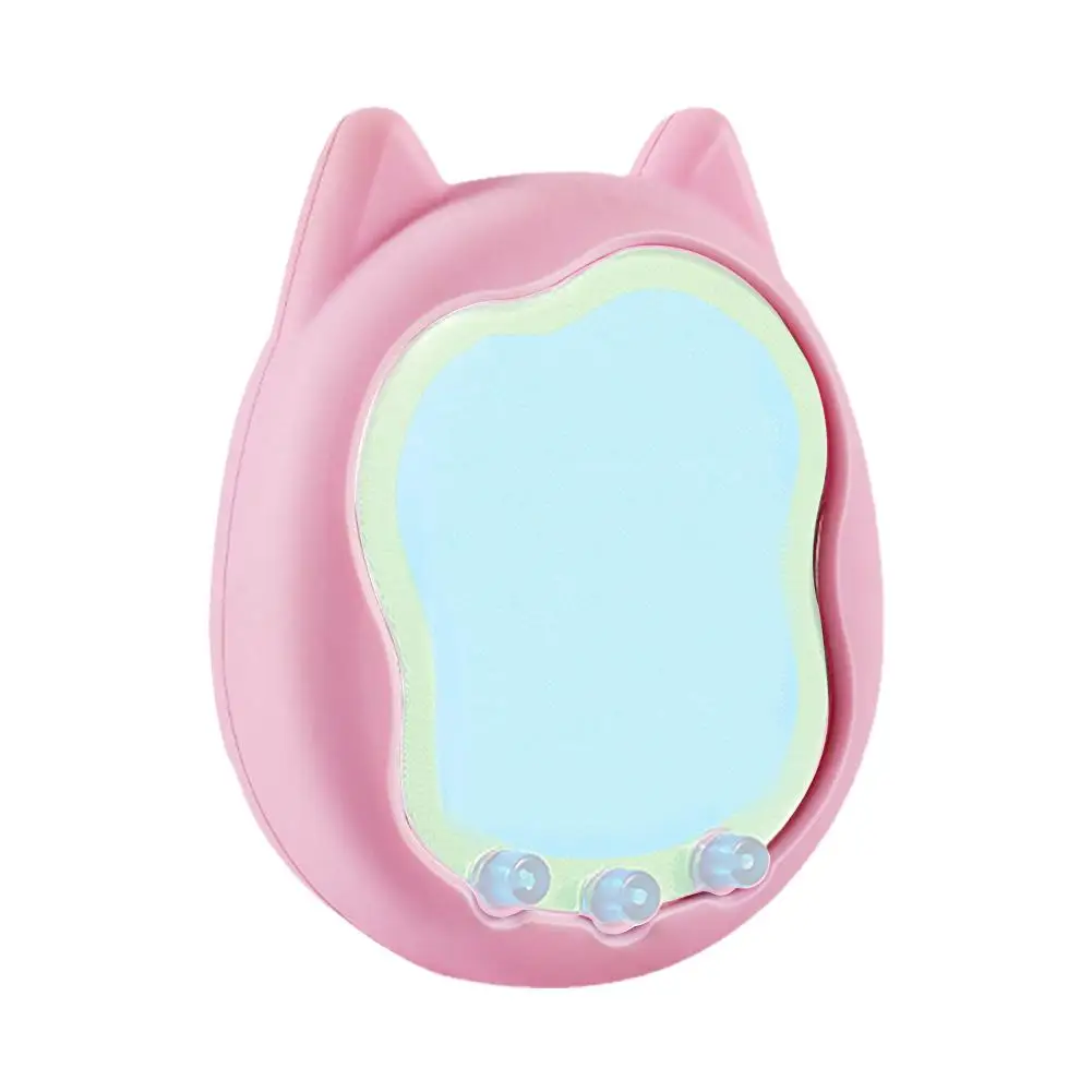   Para tamagotchi capa de silicone rosa para virtual interativo pet máquina de jogo protetora capa de pele macia escudo m5v6