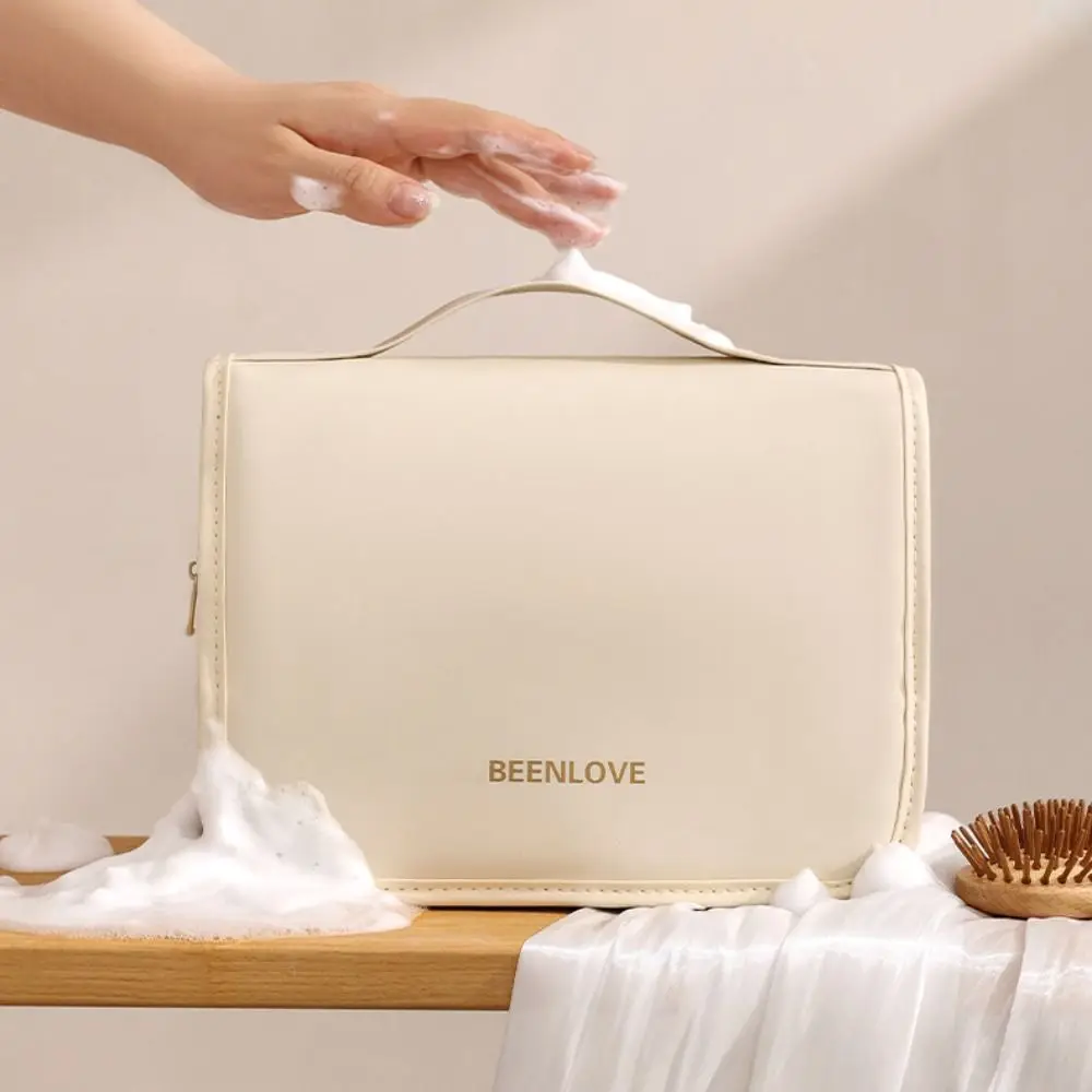 

INS Clutch Bag Nylon Makeup Bag Waterproof Large Capacity Dust-proof Storage Bag Multifunctional Hanging Bag Travel Bag Outdoor