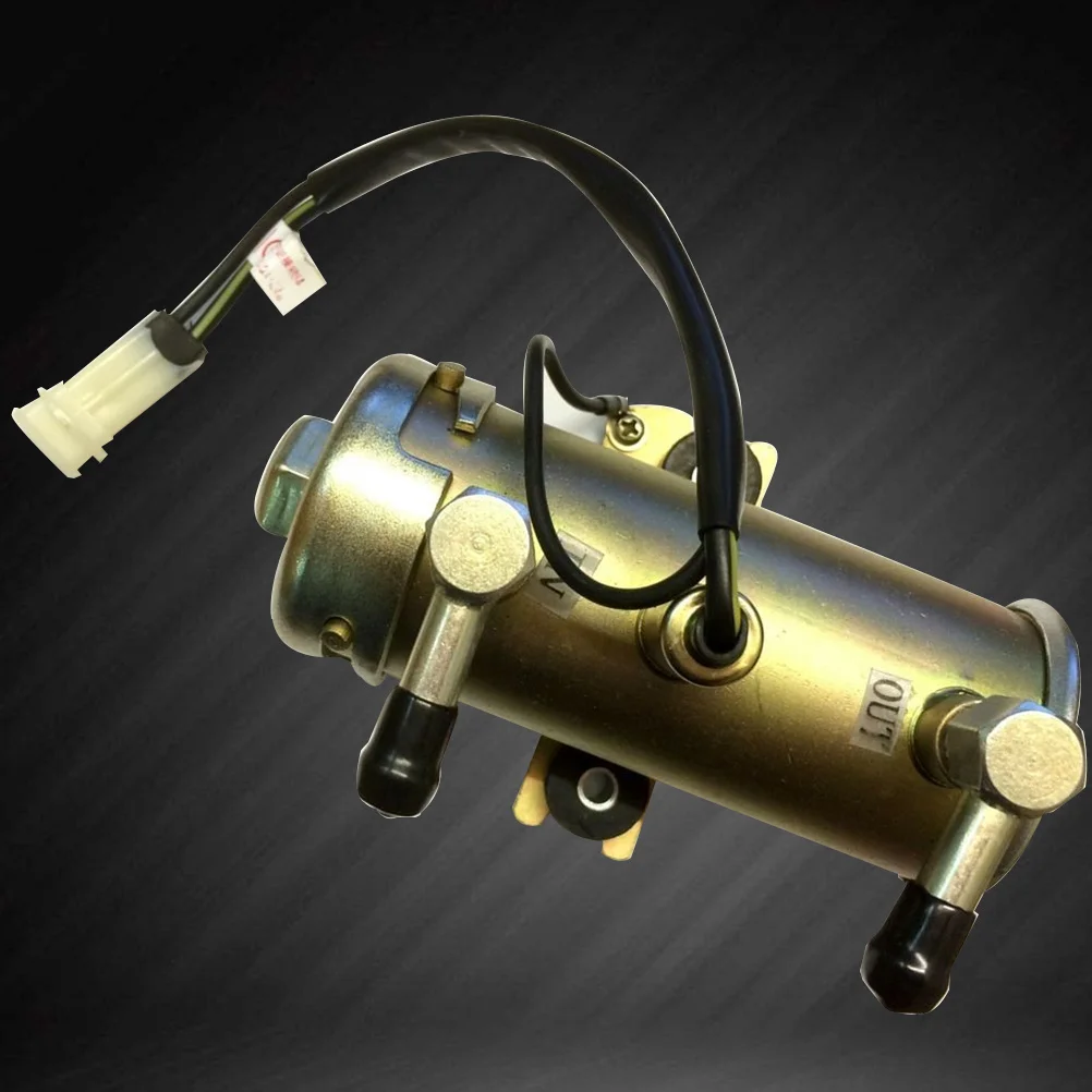 

12V Electronic Fuel Pump Heavy Duty Metal Solid Petrol Pump for Car Motorcycle Strong Suction Stable Oil Supply
