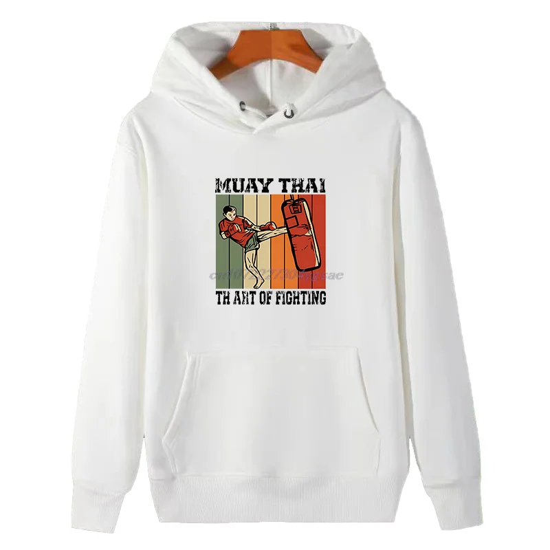 

Модные толстовки с капюшоном для тайского бокса, тренировочный центр для борьбы, новые толстовки и кофты, зимний толстый свитер с капюшоном