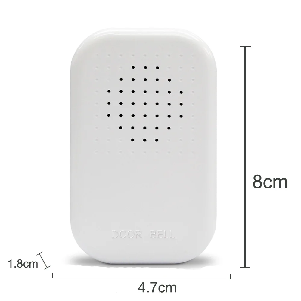 12V DC Powered Doorbell No Battery Replacement Needed 90dB Clear for Sound Designed for Access Control and Home Entry Systems