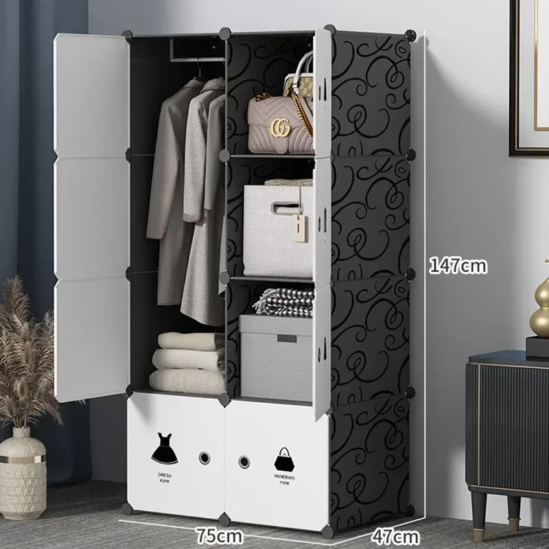 Minimalist Small Wardrobe Cheap Watches Partitions Storage Closet Clothes Bedroom Modern Display Vestidores Trendy Furniture