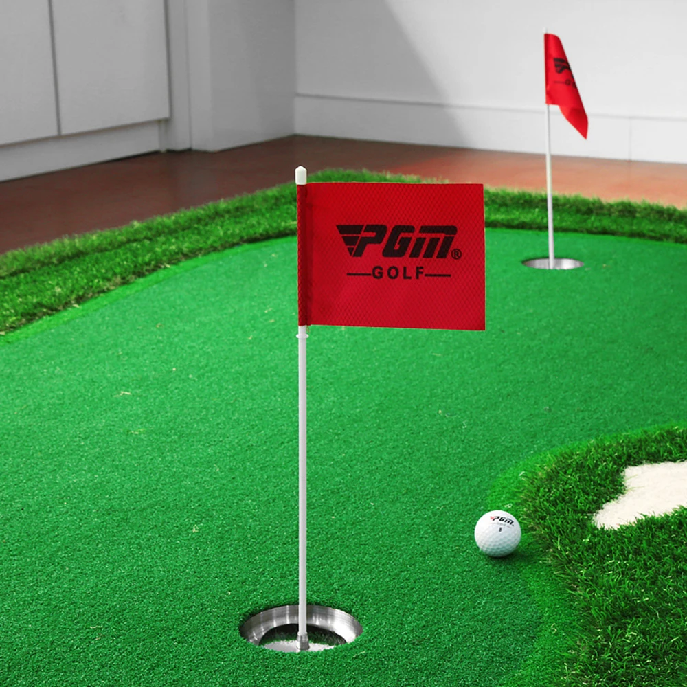 PGM Golf Hole Cup met gatvlag Roestvrij staal Draagbare Indoor Putting Trainer Putter Oefen Home Yard Outdoor Training