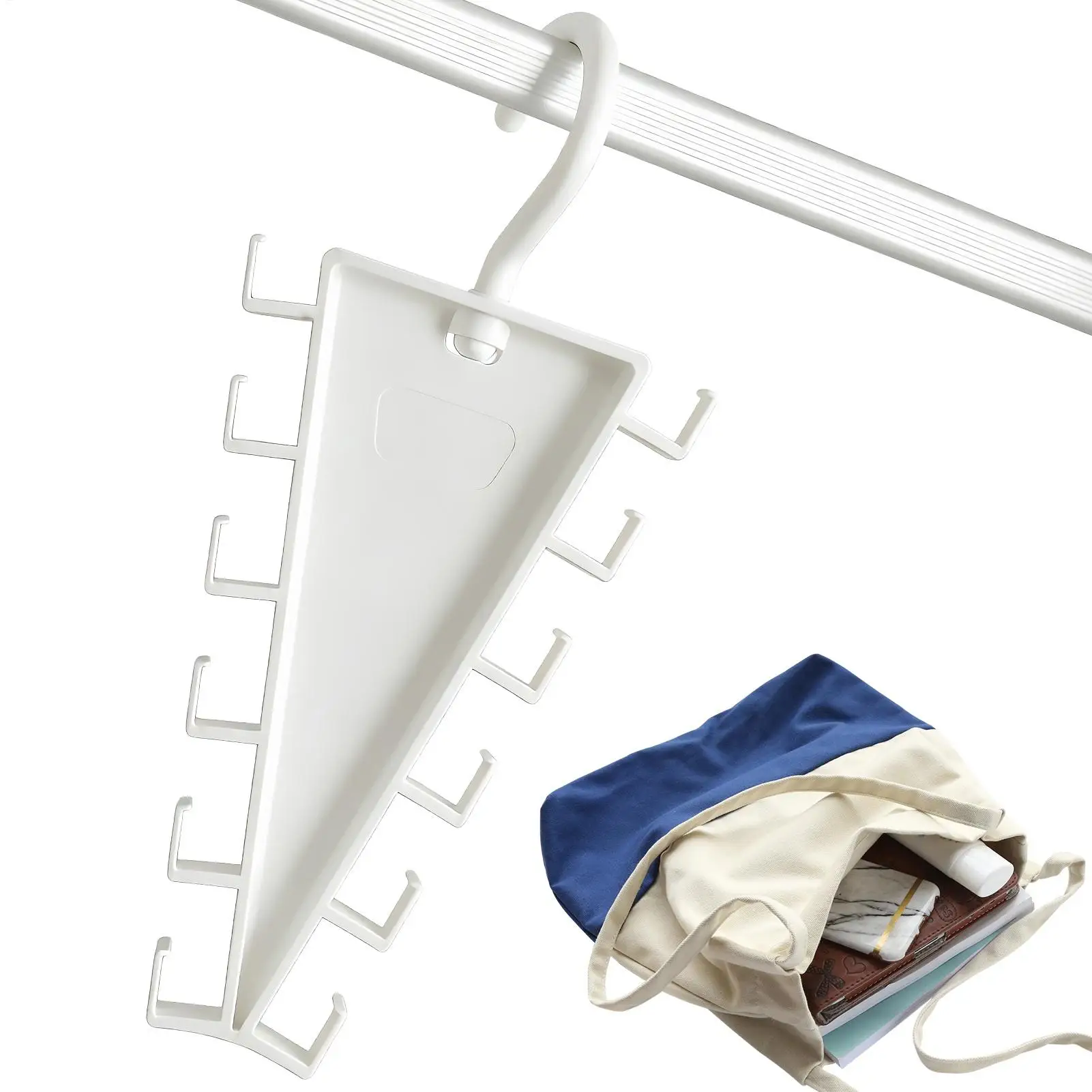 V-Shape Anti-Slip Hook T Shirt Hangers V-Shape Multi Hook Closet Hanger Organizer Space Saving Hangers Wardrobe Clothes Hanger