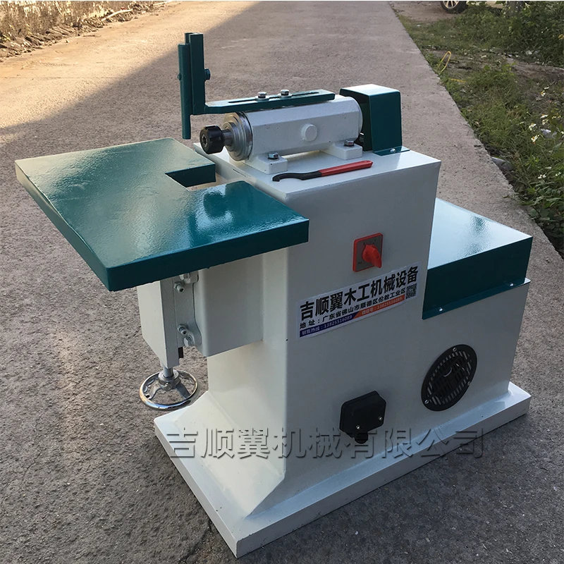 Woodworking machinery Horizontal grooving trimming machine tongue and groove chamfering machine Manual small table gong grooving