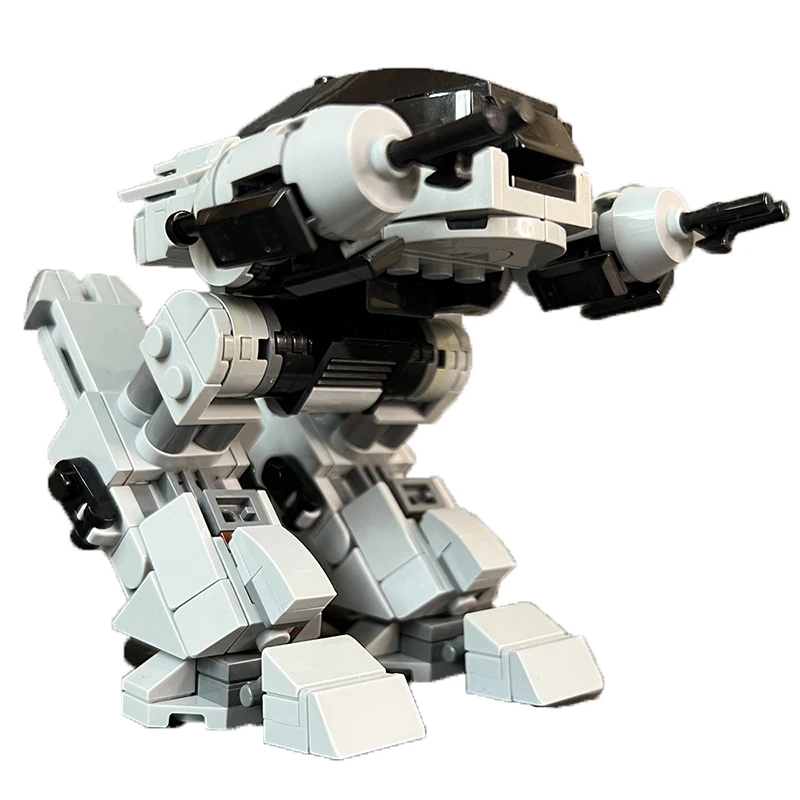 MOC 305 Stück ED-209 Roboter Bausteine Anzug High-Tech Waffe Battle Mech Montage Ziegel Spielzeug Erwachsene Kinder Geburtstag geschenke