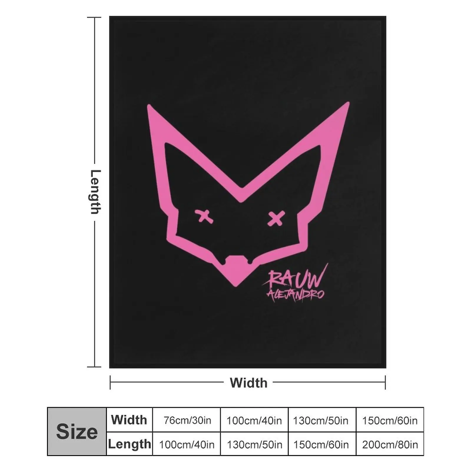 rauw alejandro Throw Blanket Beach Camping Large Bed Blankets