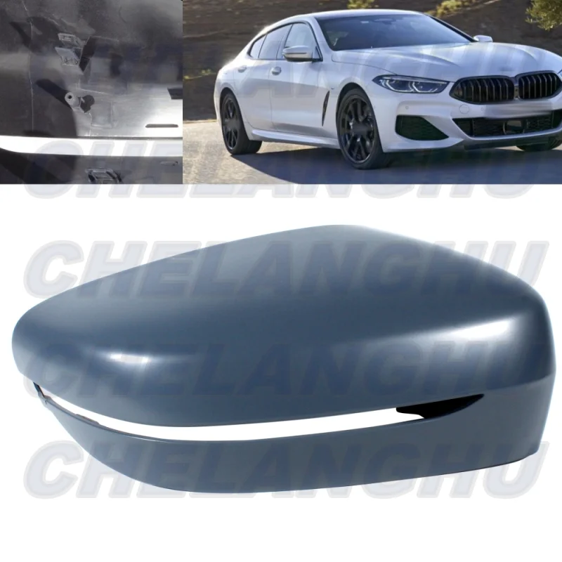 

For BMW G11 LCI 740li G12 LCI 750li G16 840i Gran Coupé G14 G15 F91 F92 F93 M8 2018 2019 Right Side Primed Mirror Cover Cap