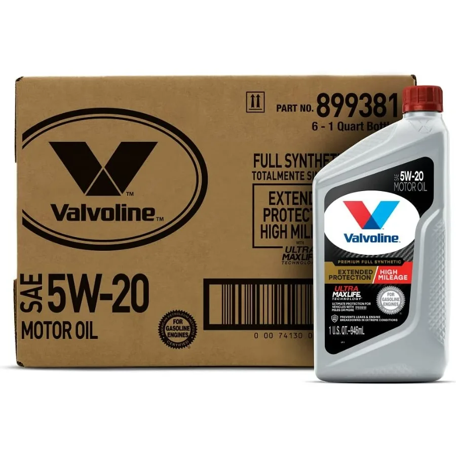 

Расширенная защита, высокий пробег с технологией Ultra MaxLife 5W20, полностью синтетическое моторное масло, 1 шт., корпус из 6 шт.