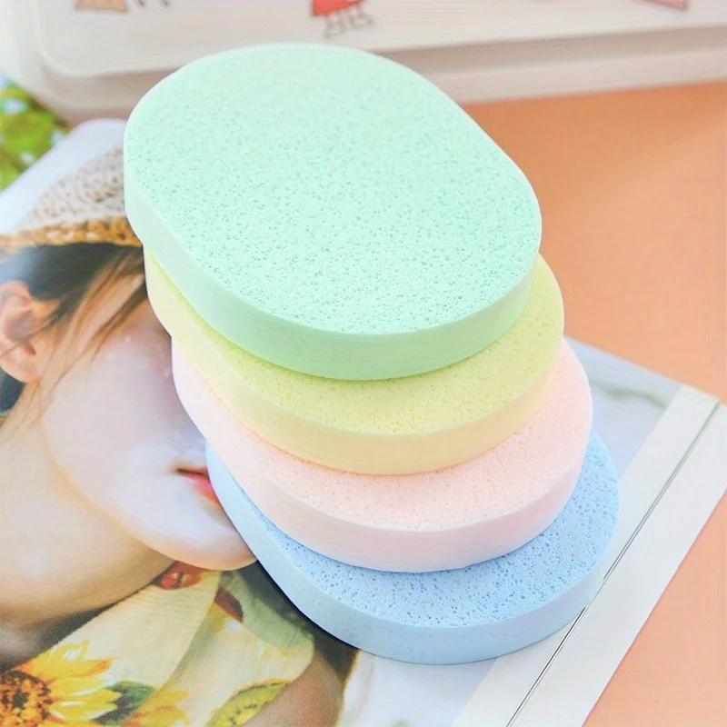 Esponja exfoliante para limpieza facial, 4 piezas, para una piel suave y tersa, esponja suave y eficaz