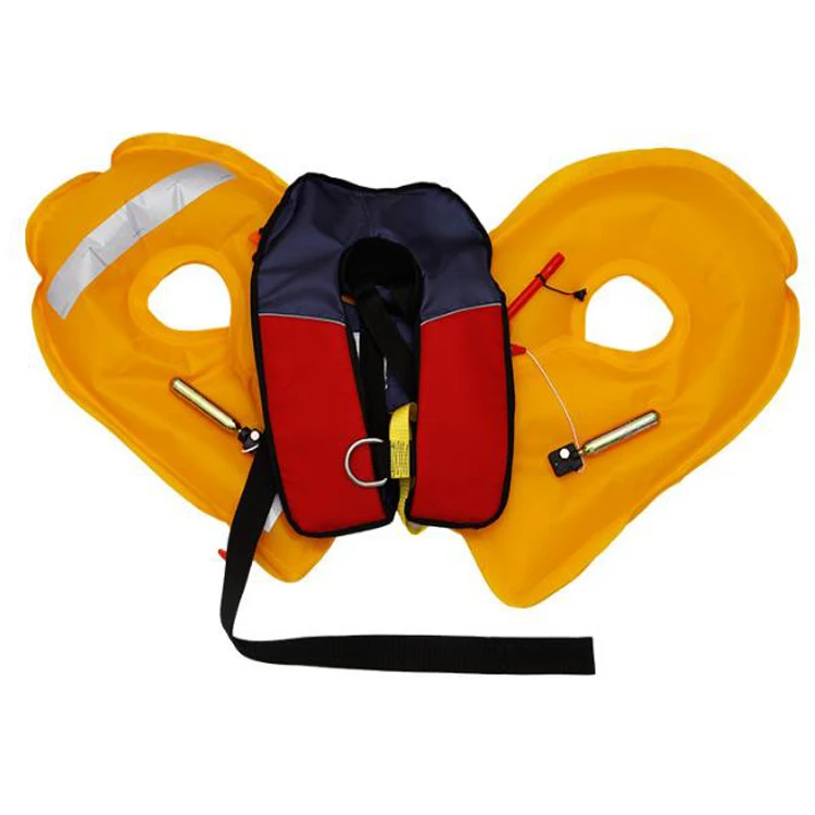 

High Quality Single Double Air Chamber Inflatable Life Jacket CE Approved Adult 275N Life Jacket Water Floating Life Vest